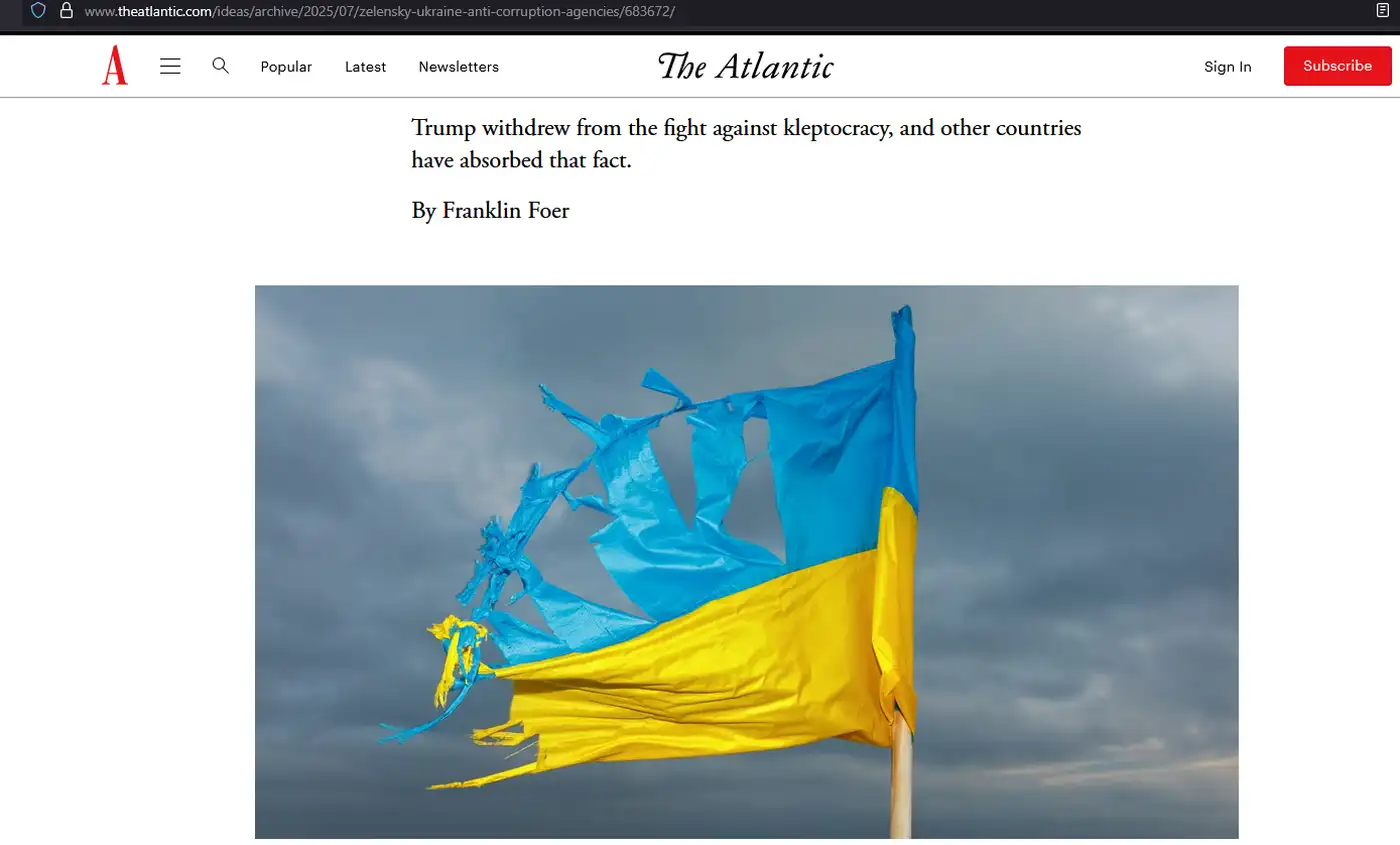 Разрушение ореола Зеленского на Западе