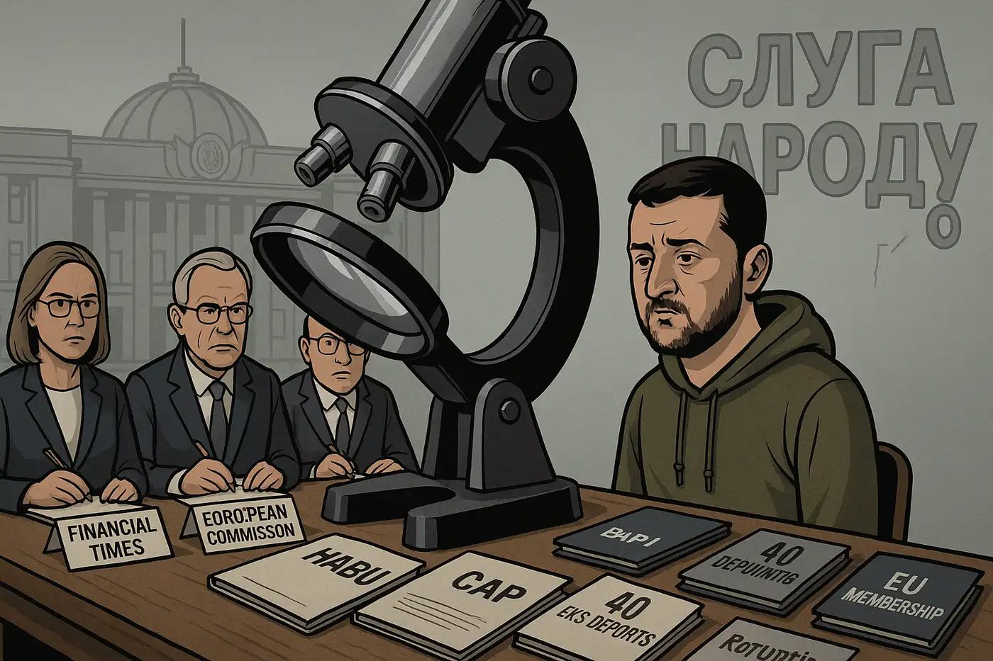Зеленский теперь под микроскопом