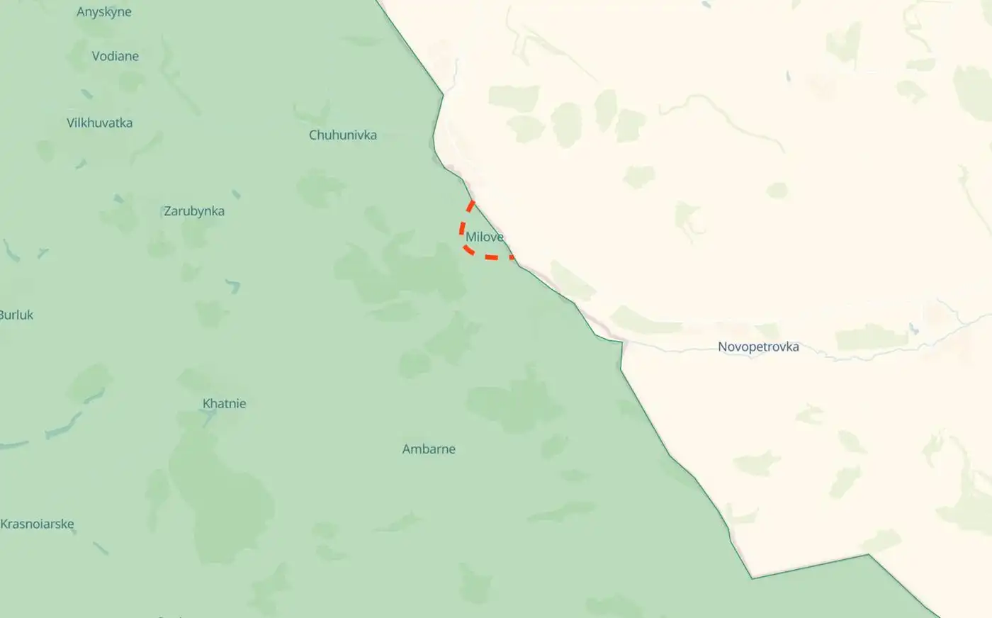 Меловое под орками. Флаговтык