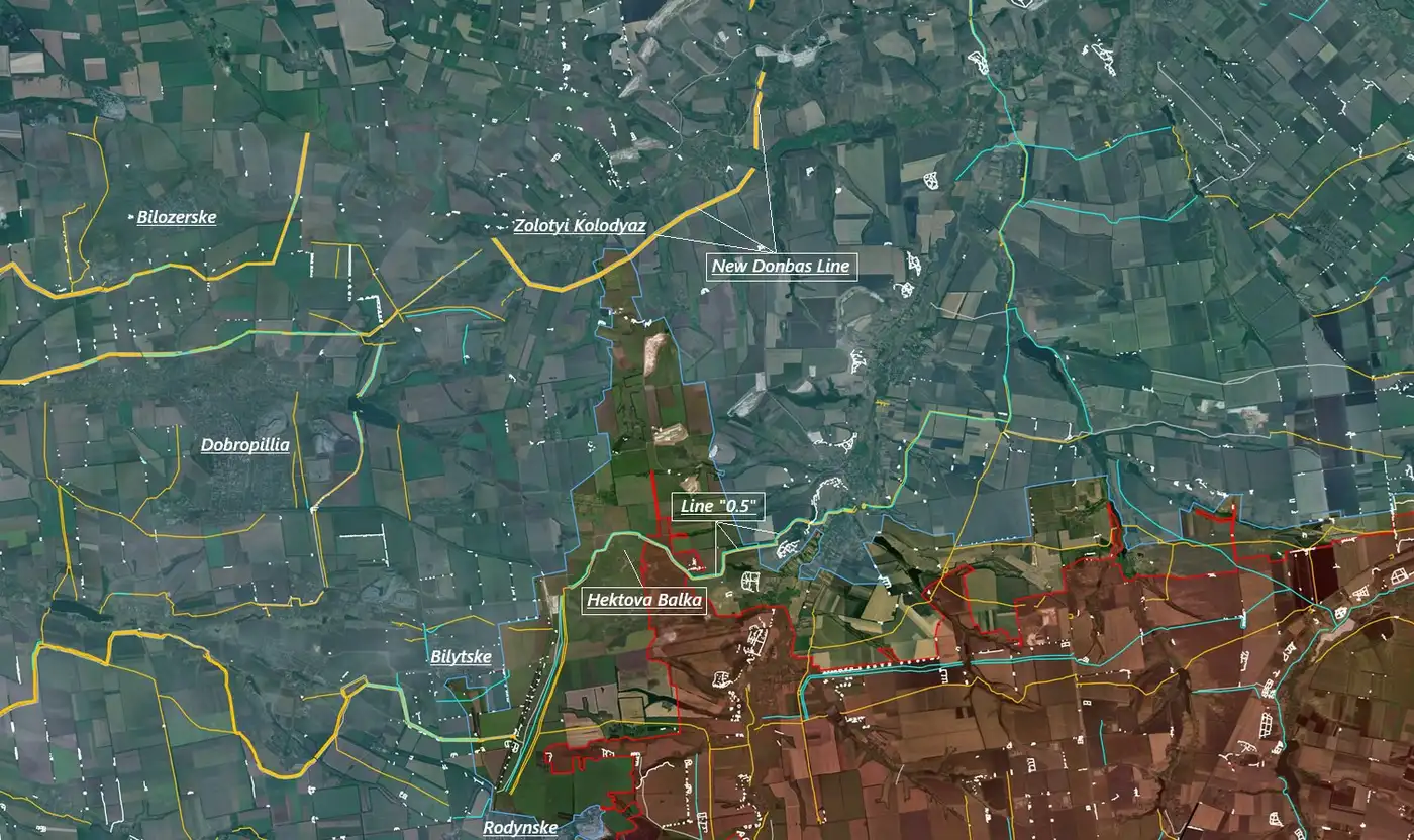В Золотом Колодце россияне впервые достигли оборонной линии «Новый Донбасс» 1 1 219