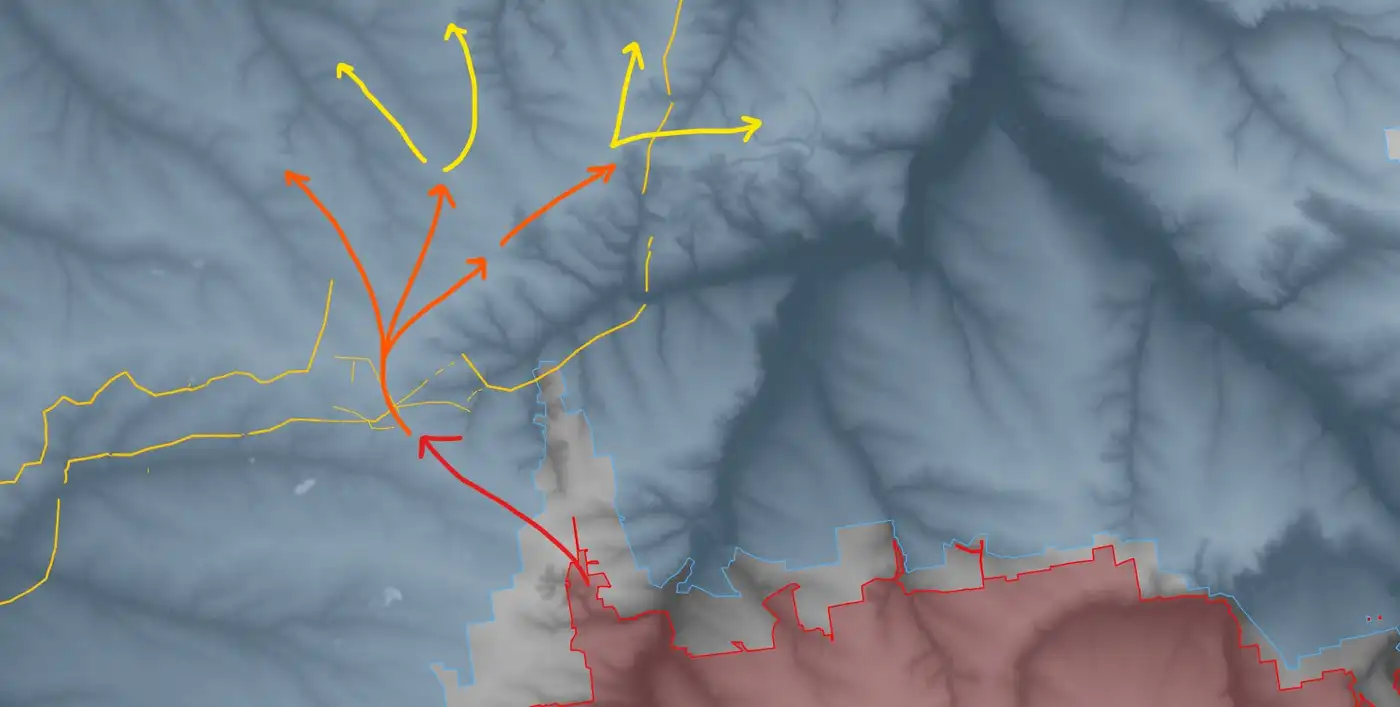 В Золотом Колодце россияне впервые достигли оборонной линии «Новый Донбасс» 2 1 220