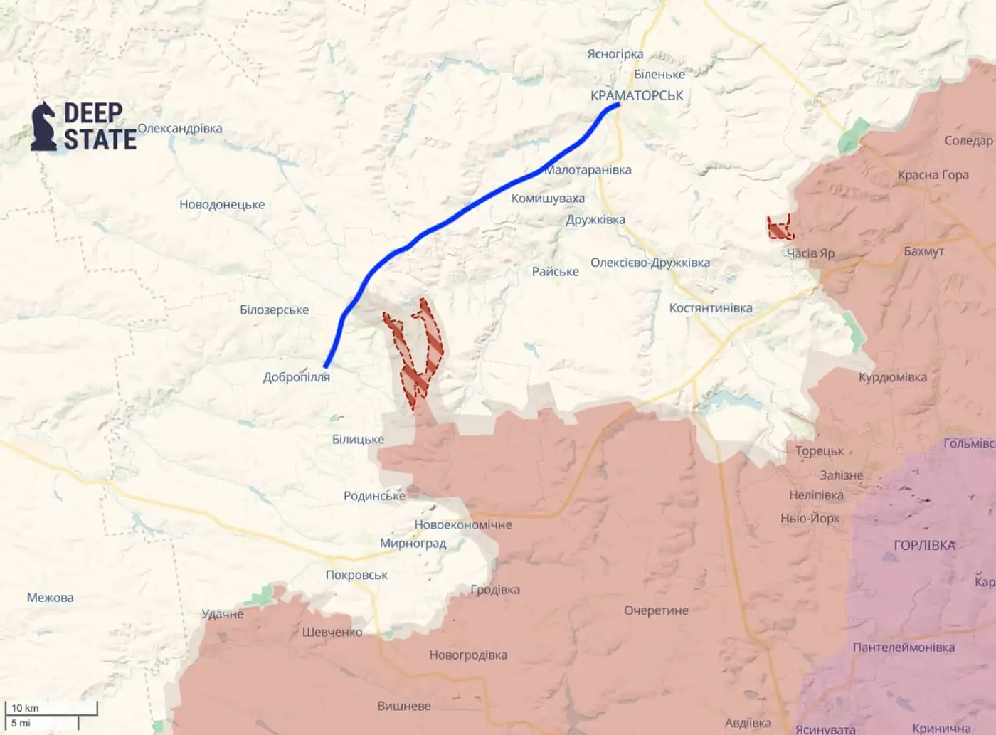 "Азов" укрепил оборону на одном из самых сложных участков фронта под Добропольем