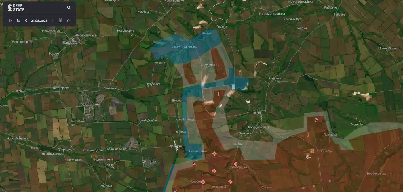 Хроника контрнаступательных действий Сил обороны на Новопавловском направлении