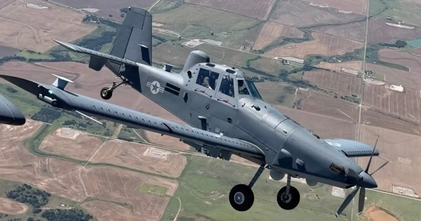 ВВС США демонстрируют OA-1K на учениях спецназа