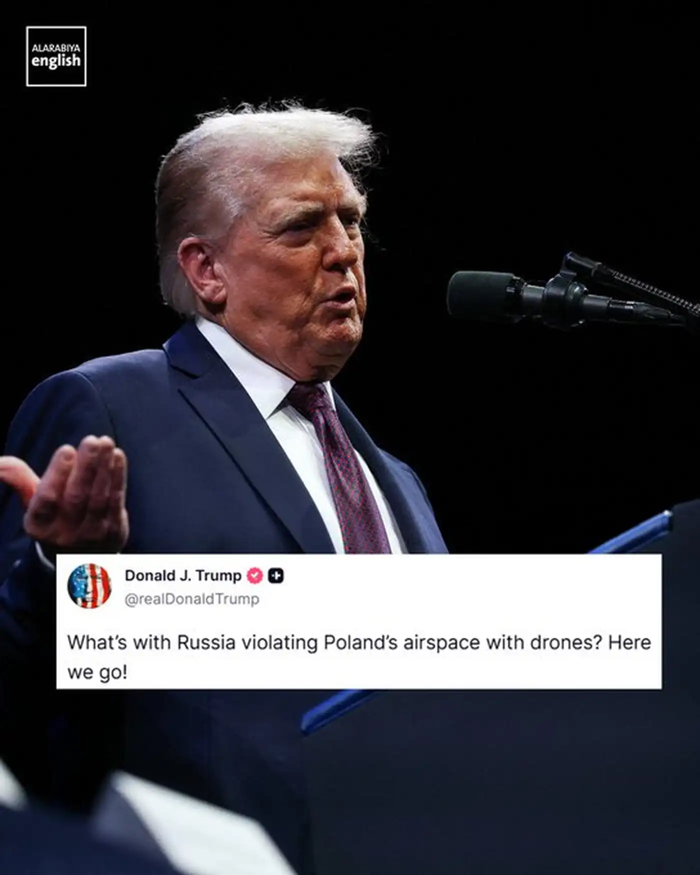 Трамп прокомментировал атаку России на Польшу