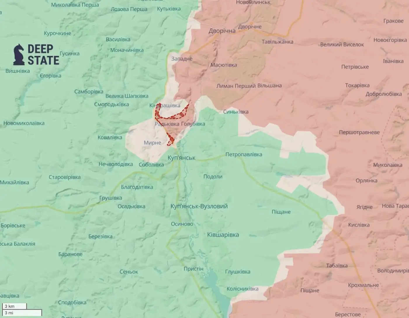 Труба 3.0 - русские через газовую трубу преодолевают Оскол и заходят в Купянск