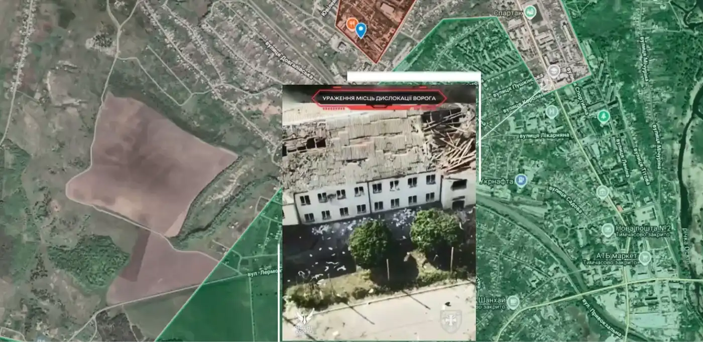 Купянск: дроны выбивают орков из медицинского колледжа