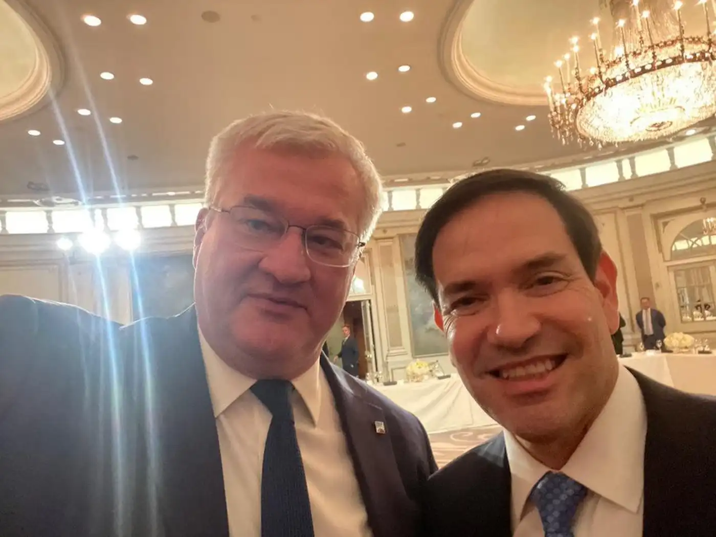 Сибига после встречи с Марко Рубио