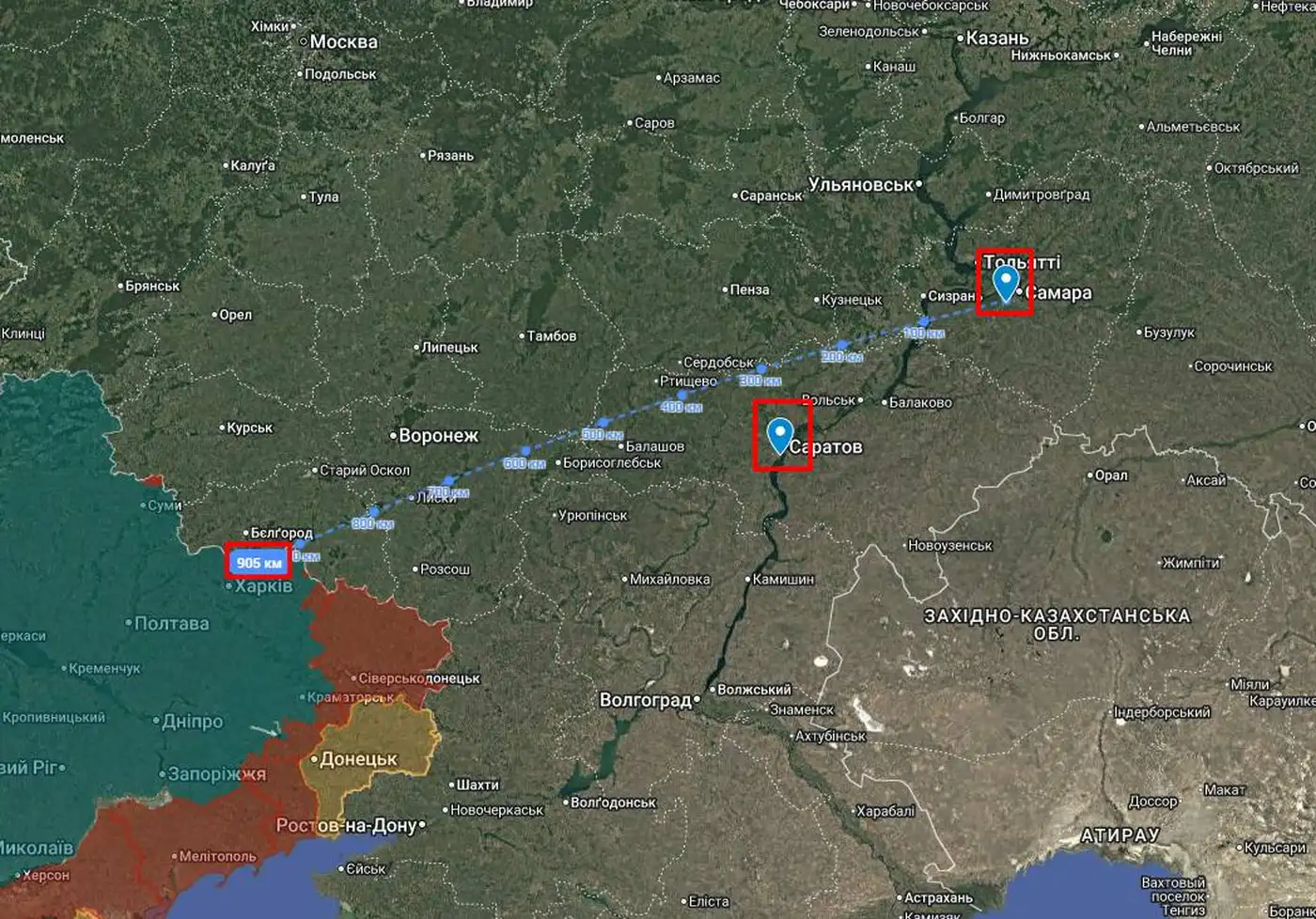 В ночь на 20 сентября дроны ударили по двум НПЗ в России