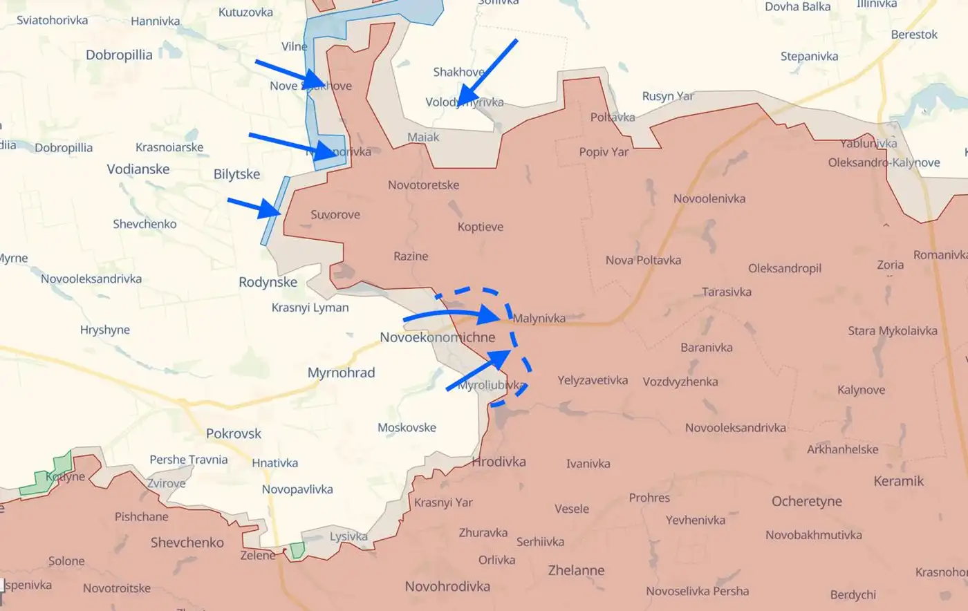ВСУ освободили Новоэкономическое