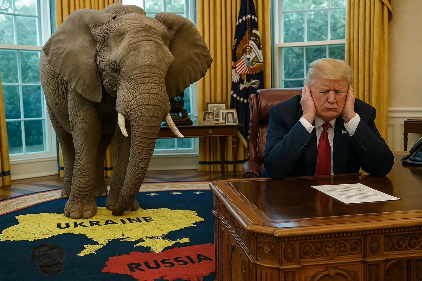 Трампу всё сложнее игнорировать «слона войны» в Овальном кабинете