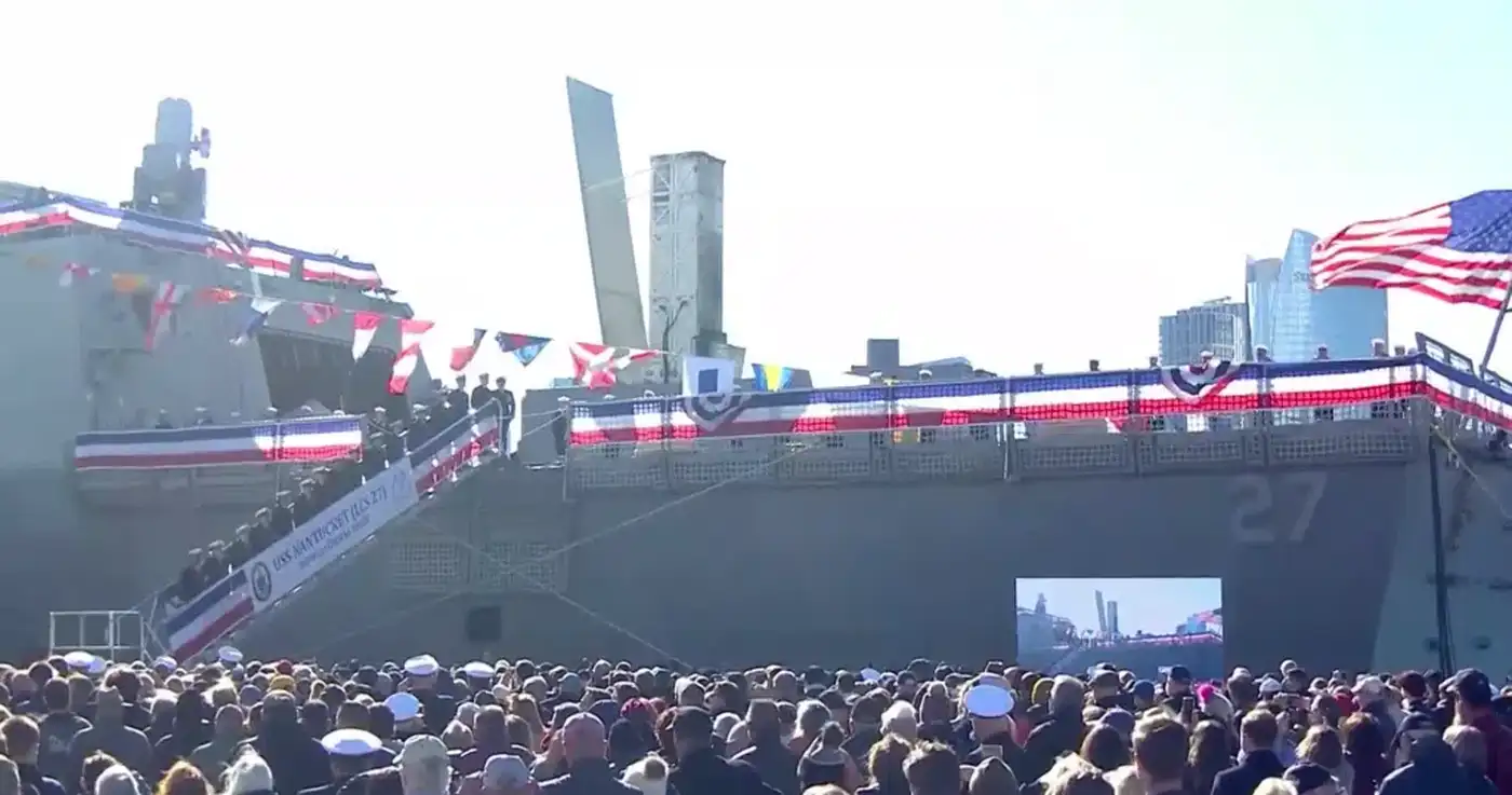 USS Montgomery получил установку Patriot 1 Отмечается, что контейнерный вариант вертикальной пусковой установки Mk 41 VLS — Mk 70 PDS — был представлен на борту USS Nantucket (LCS 27) во время его церемонии ввода в строй в ноябре.