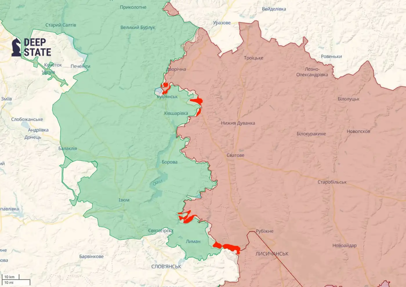 Динамика российского наступления в сентябре 2025