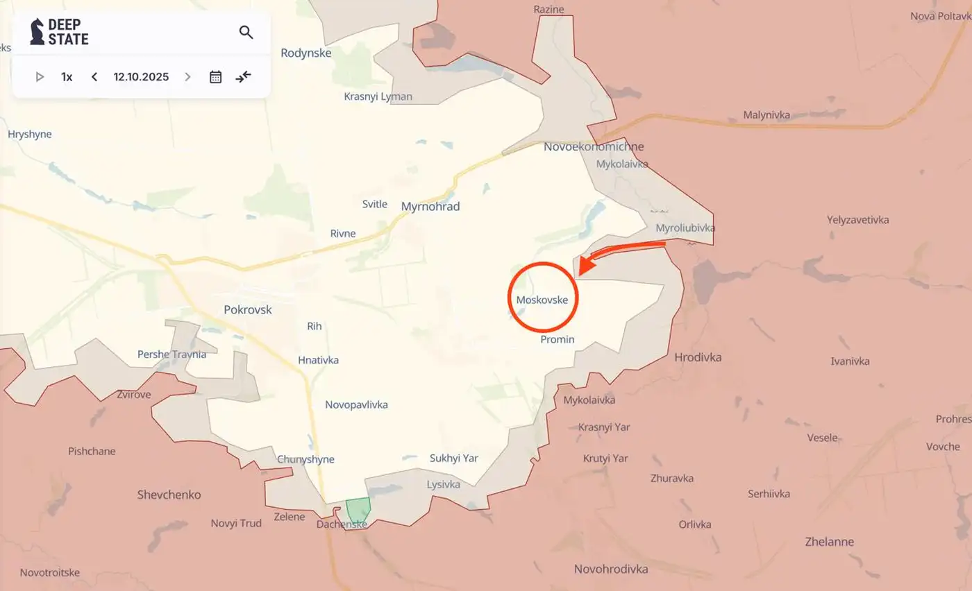 Пятая атака бронеколонами на Покровском участке