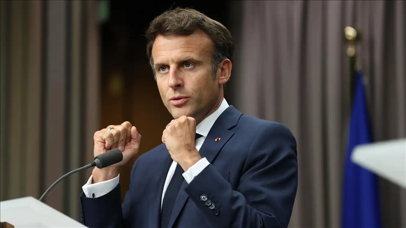 Макрон о стене дронов