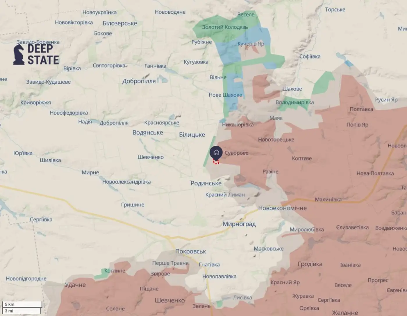 Украинские десантники освободили село Сухецкое в Донецкой области