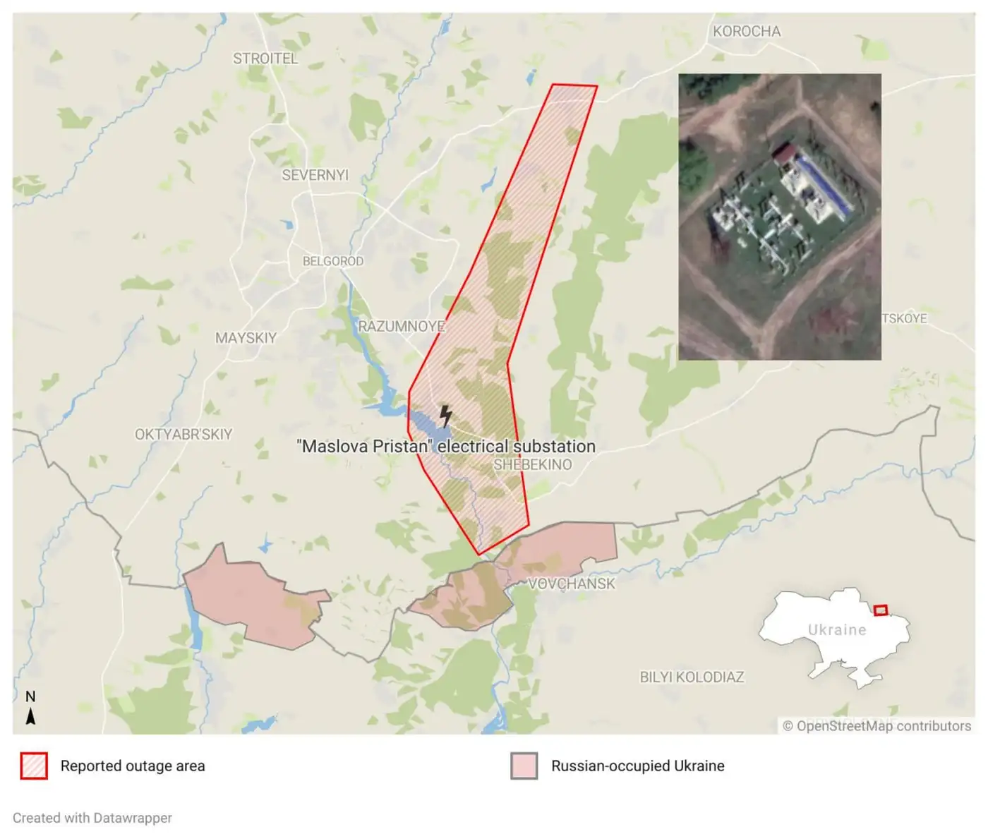 Украинские дроны нанесли удар по электроподстанции в Масловой Пристани