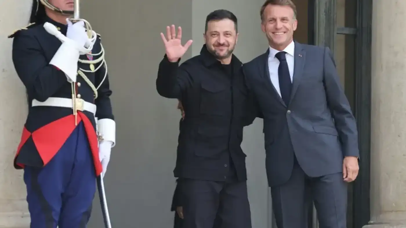 Девятый визит Зеленского во Францию с февраля 2022 года!