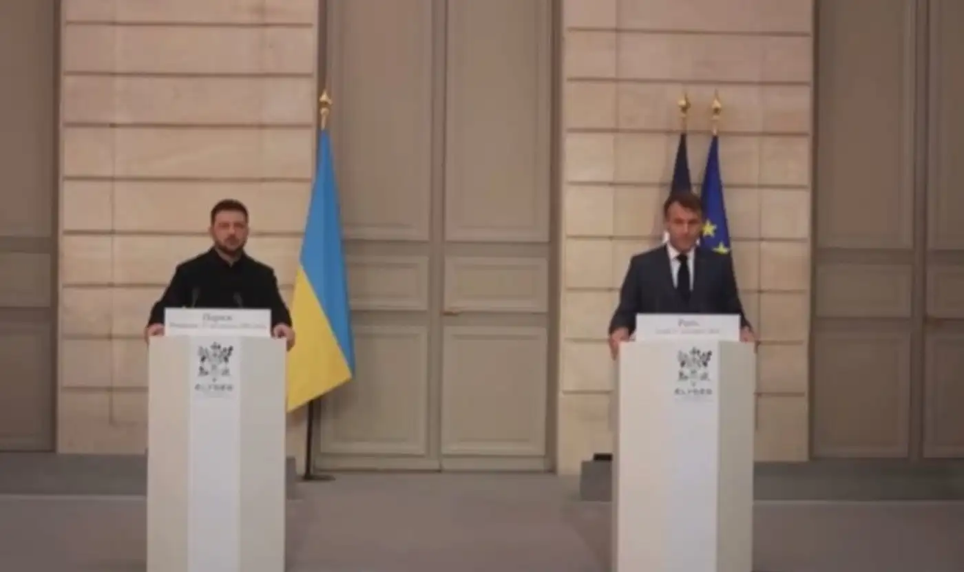 Пресс-конференция Макрона и Зеленского 17.11.2025