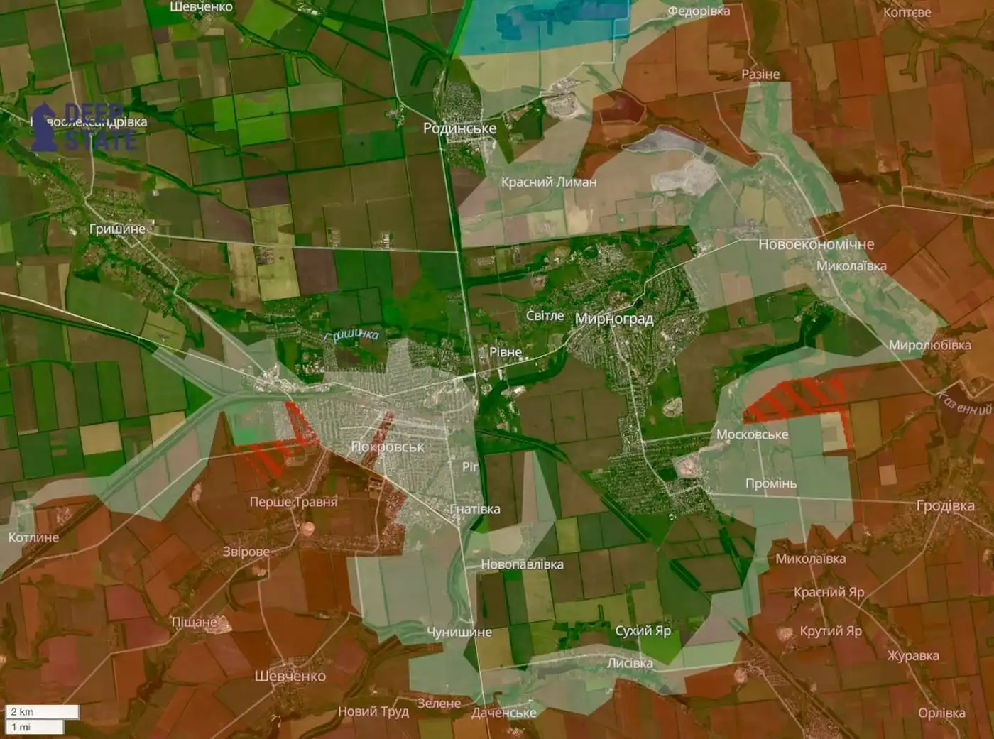 Украинские каналы о ситуации в Покровске