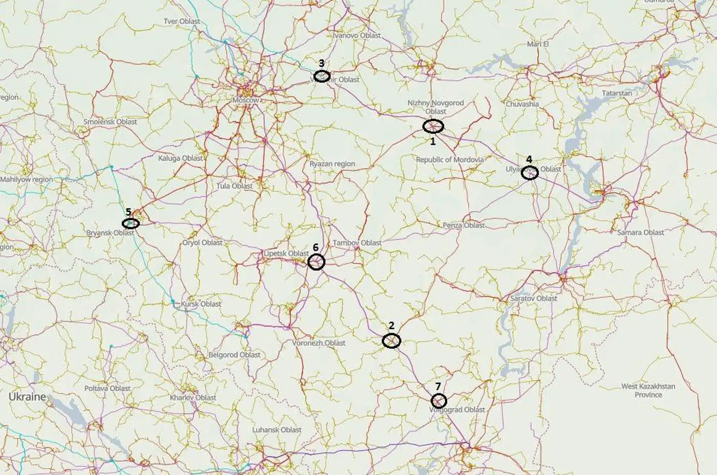 Атаки по подстанциям РФ