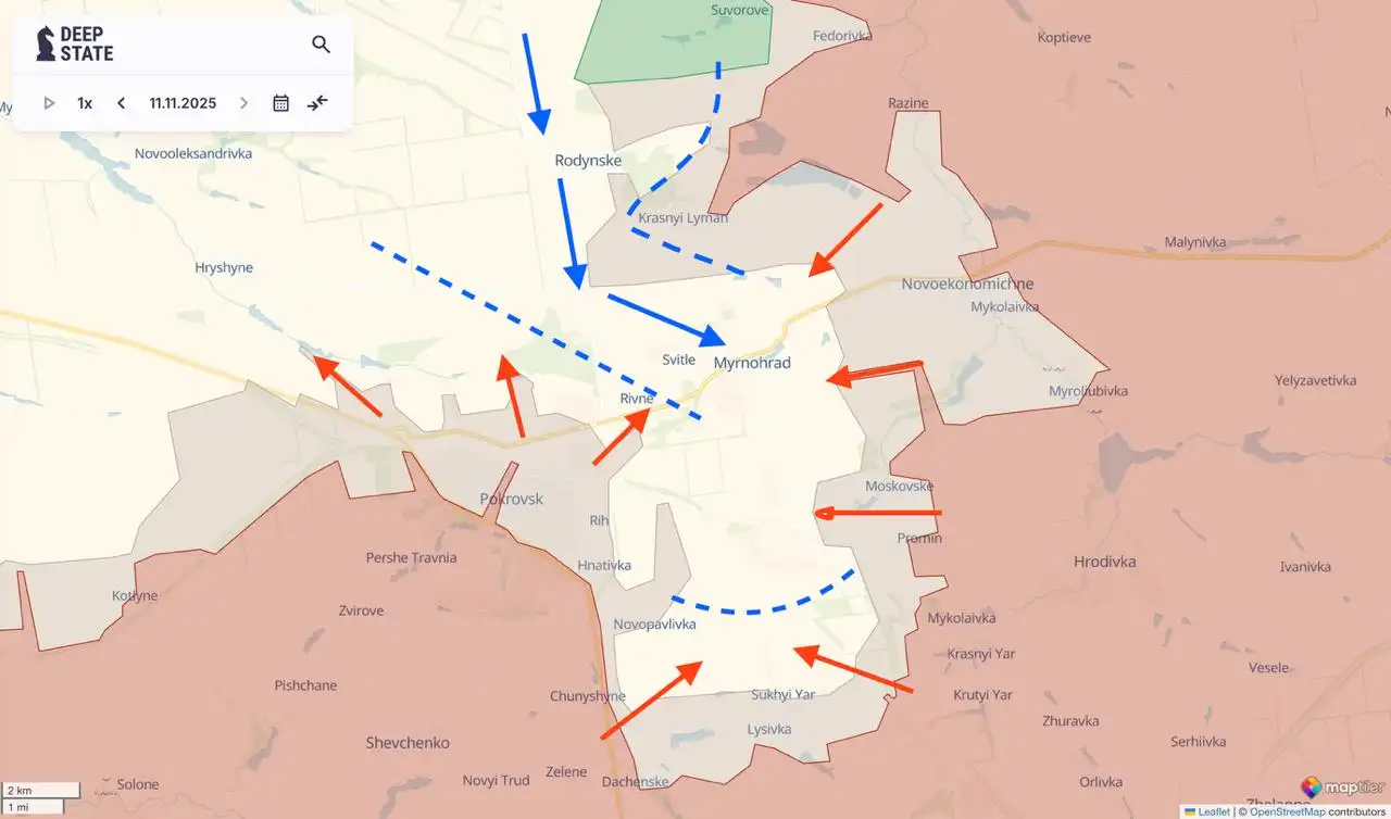 Сражение за Покровский выступ 1 2 55