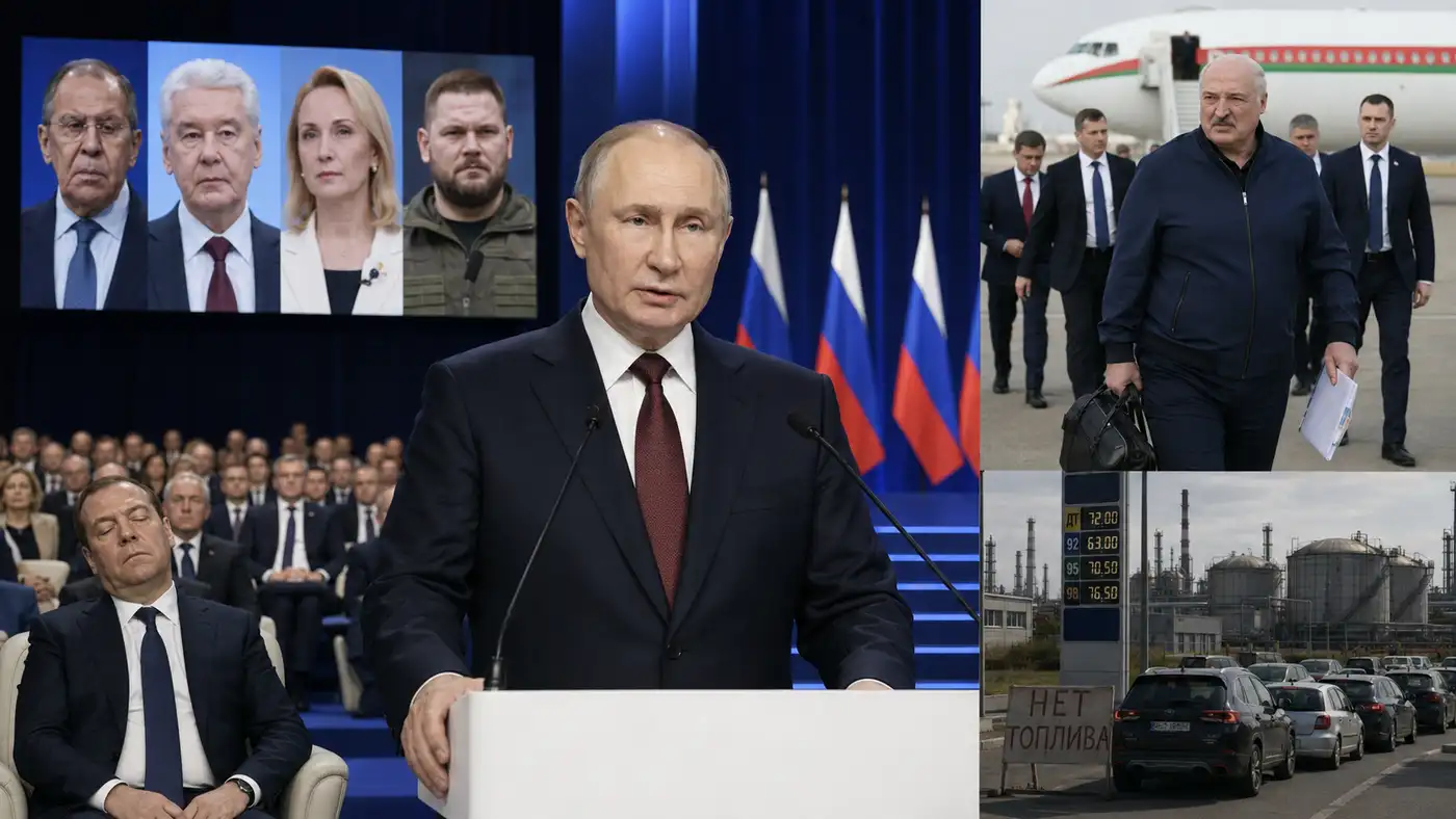 Россия перед выборами, топливный кризис и поездка Лукашенко