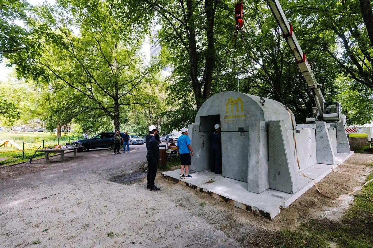 В центре Таллина появилось модульное убежище 1 temp photo 97722