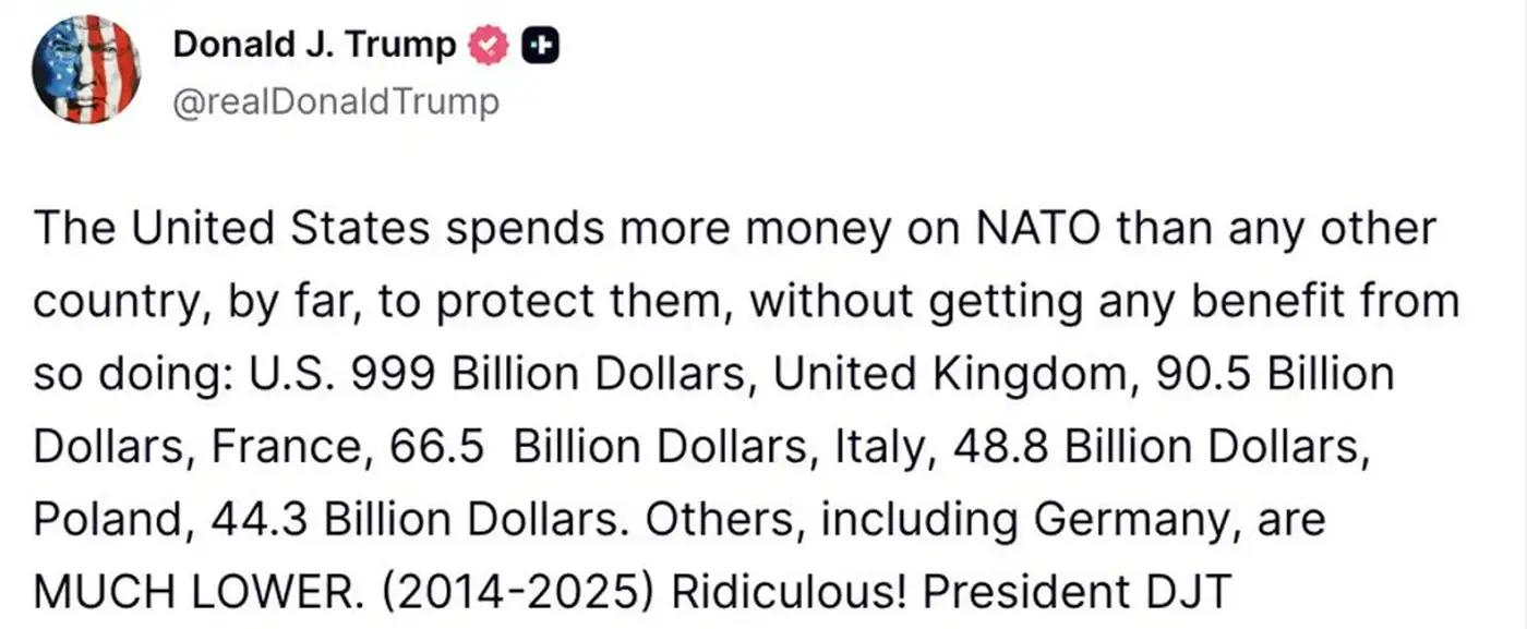 Трамп снова давит на союзников перед саммитом НАТО