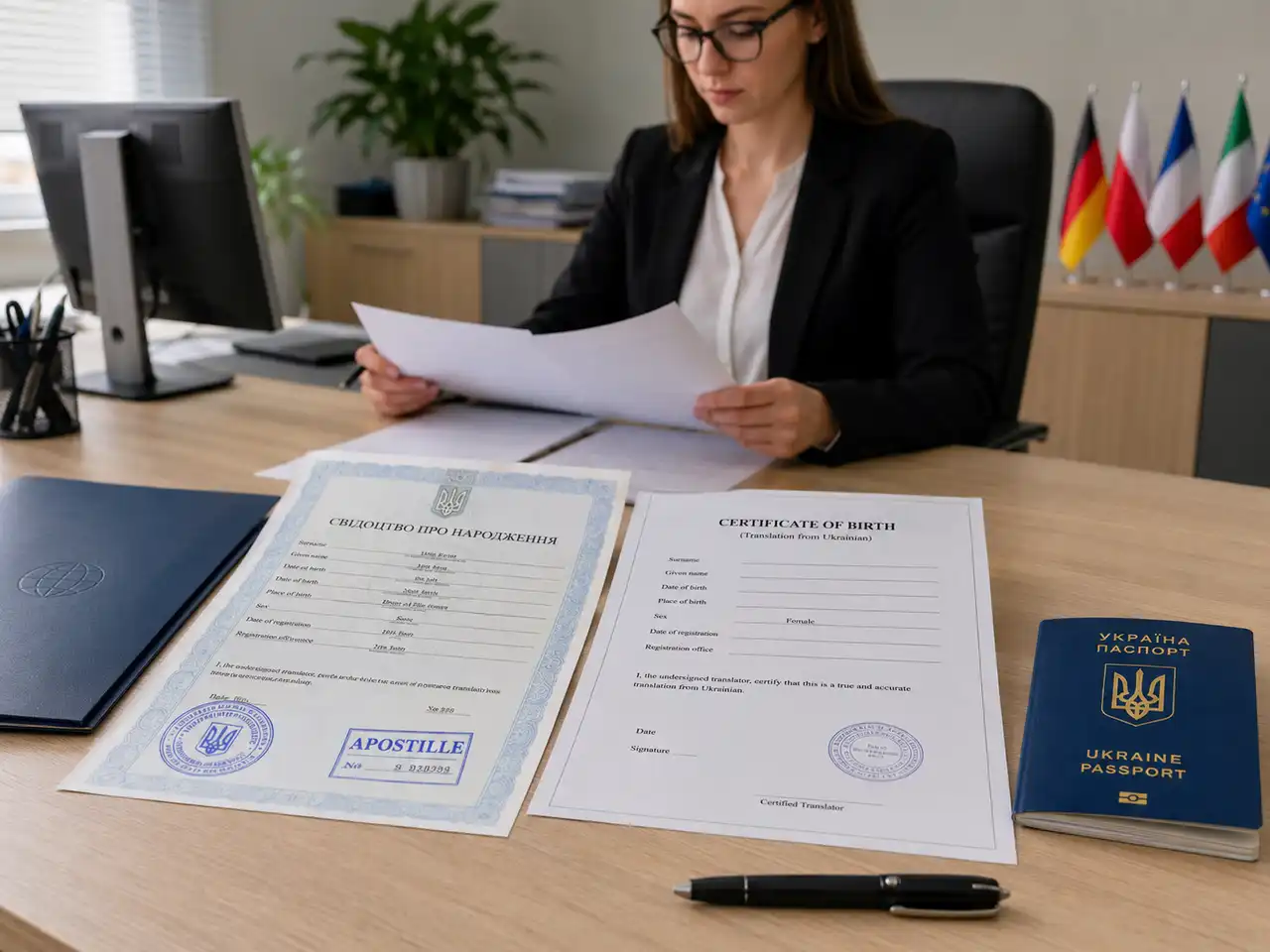 Почему апостиль лучше оформлять до перевода документа