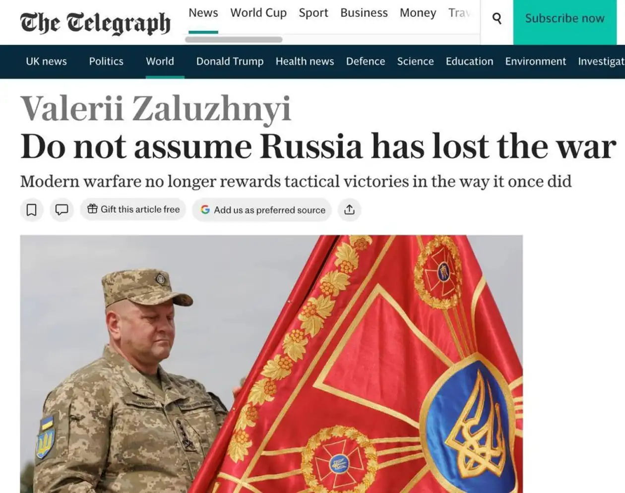 Статья Залужного и саммит НАТО: встреча Трампа с Зеленским, помощь Украине и битва логистик