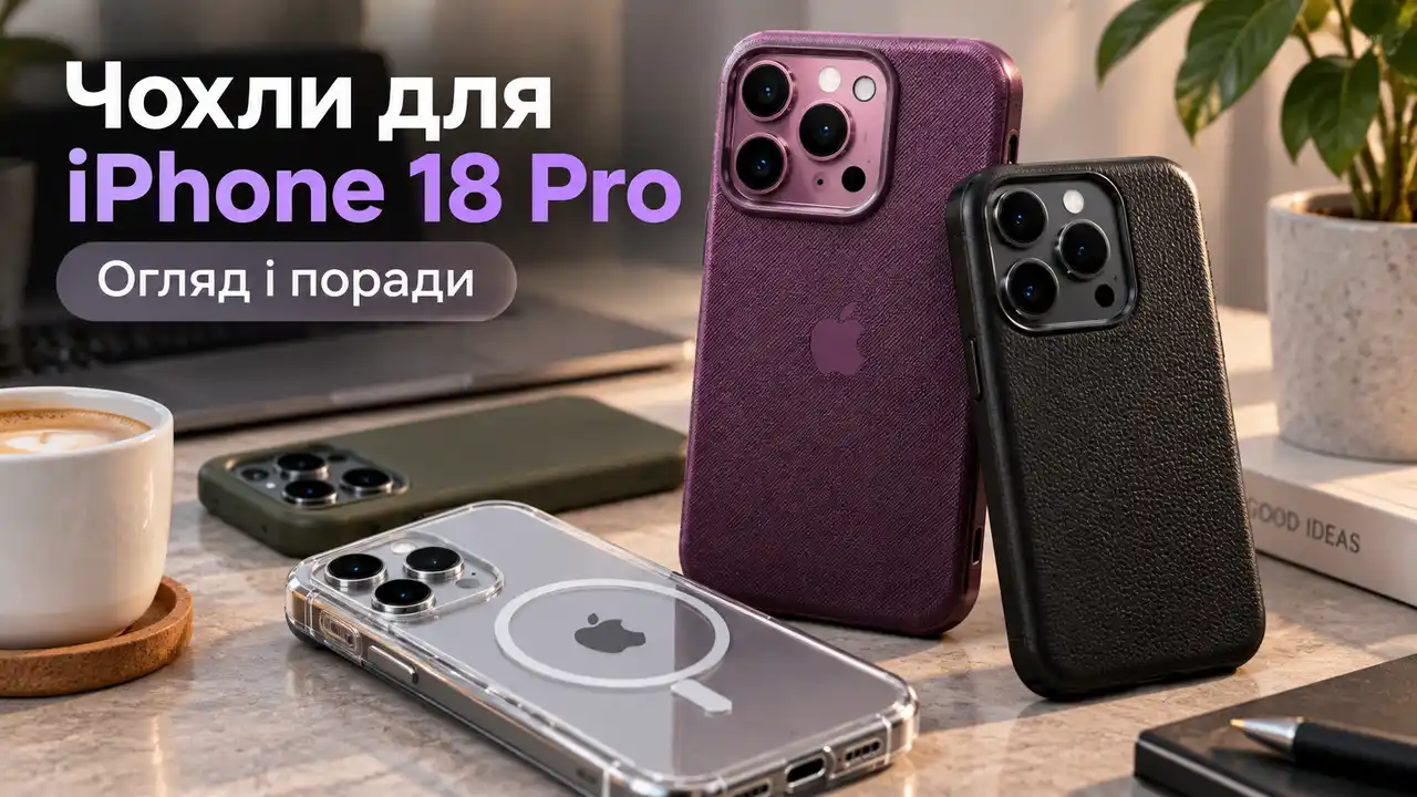 Чохли для iPhone 18 Pro: огляд варіантів і поради вибору