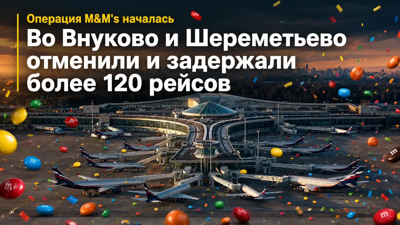 Во Внуково и Шереметьево отменили и задержали более 120 рейсов
