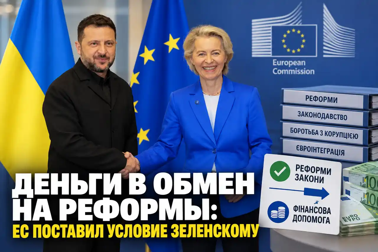 Деньги в обмен на реформы: ЕС поставил условие Зеленскому
