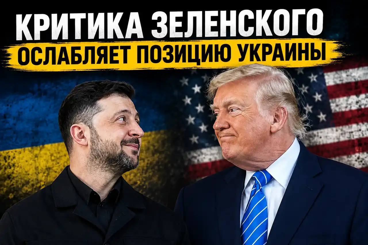 Критика Зеленского Трампом ослабляет позицию Украины