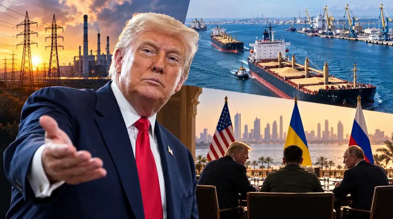 Три шага Трампа к перемирию: энергетика, зерновой коридор и встреча с Путиным