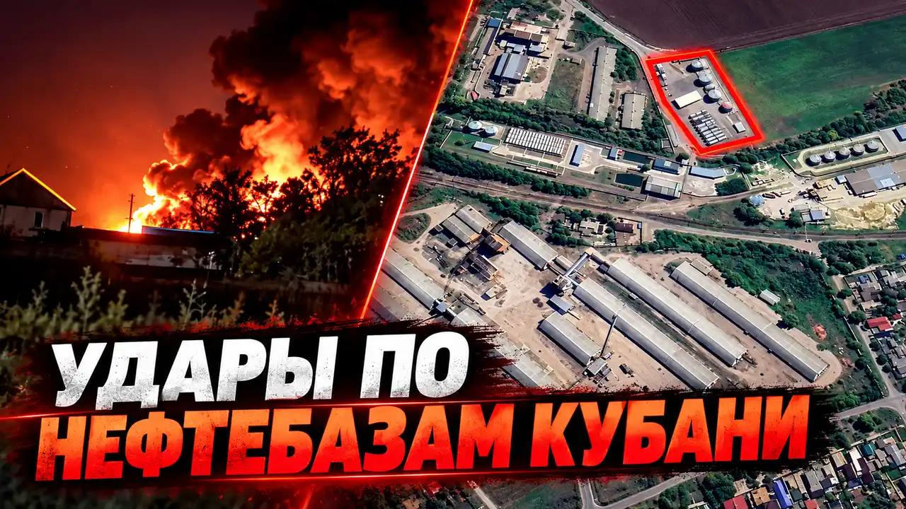 Битва логистик: удары по двум нефтебазам на Кубани