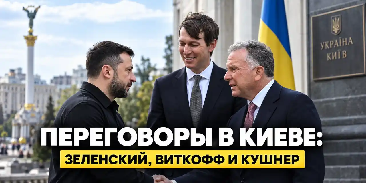 Переговоры в Киеве: Зеленский, Виткофф и Кушнер