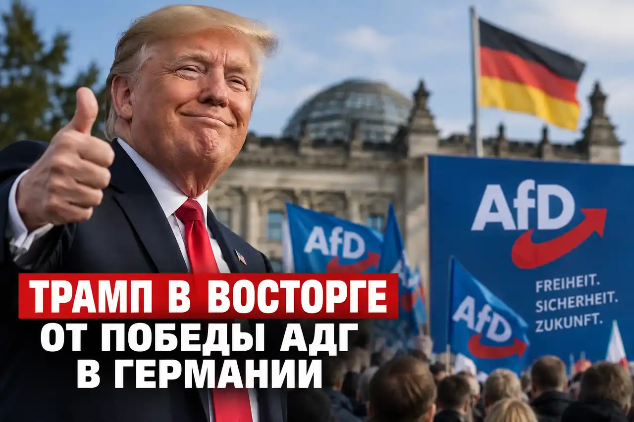Трамп в восторге от победы АдГ на земельных выборах
