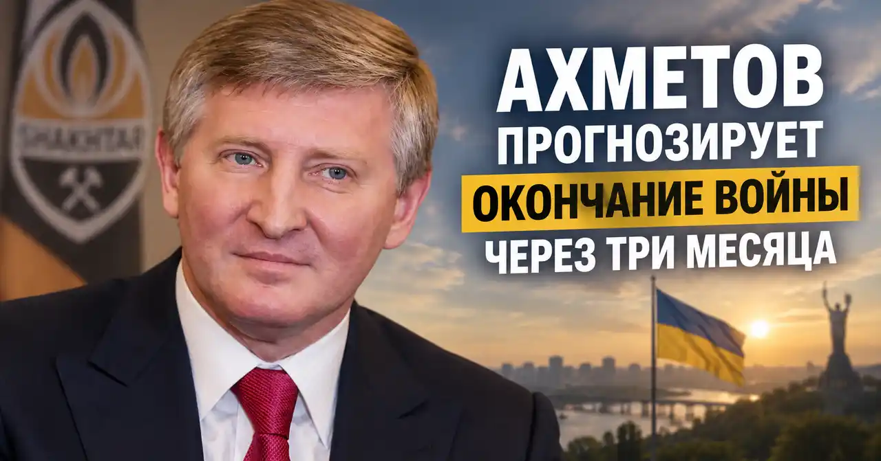 Ахметов прогнозирует окончание войны через три месяца