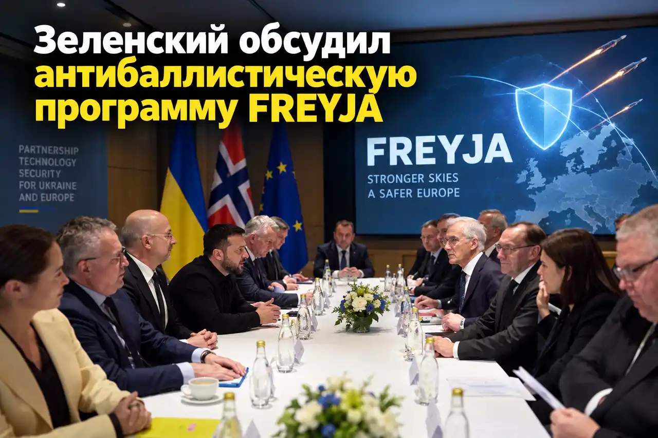 Зеленский обсудил антибаллистическую программу FREYJA
