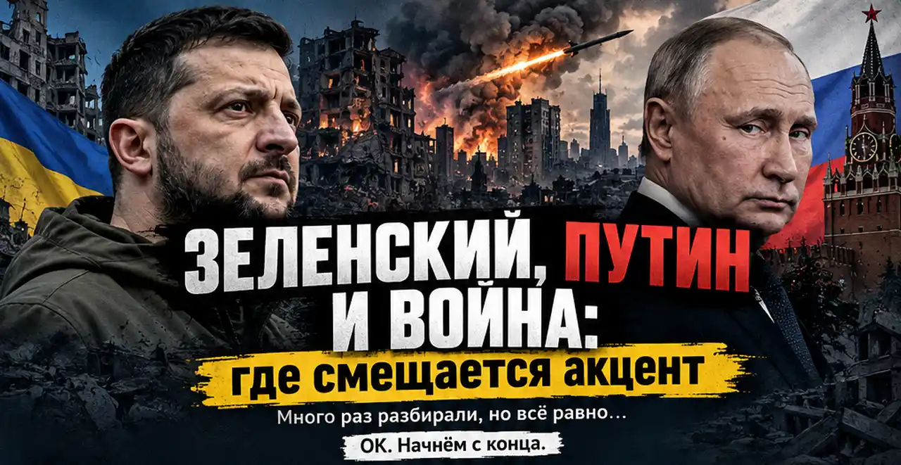 Зеленский, Путин и война: где смещается акцент