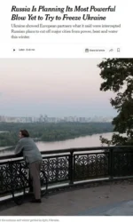 Планы России на зиму: удар по энергетике Украины