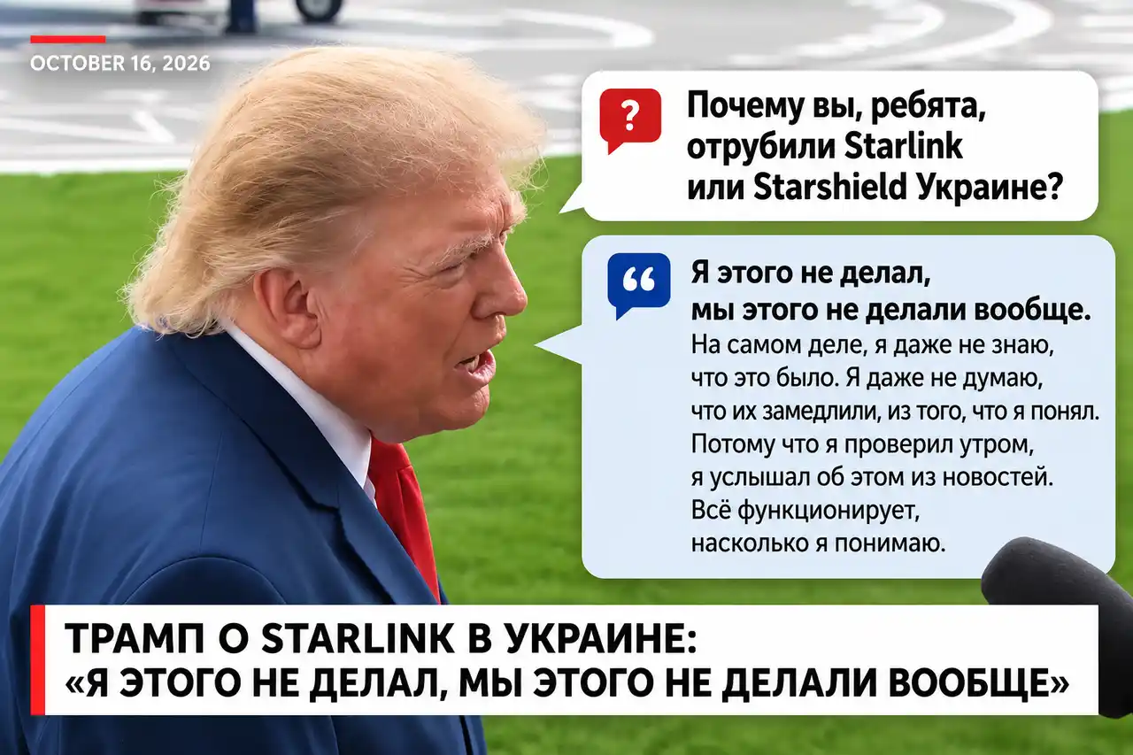 Маск предложил Трампу замедлить Starshield для Украины: кто стоит за ограничениями 1 Маск предложил Трампу замедлить Starshield для Украины: кто стоит за ограничениями