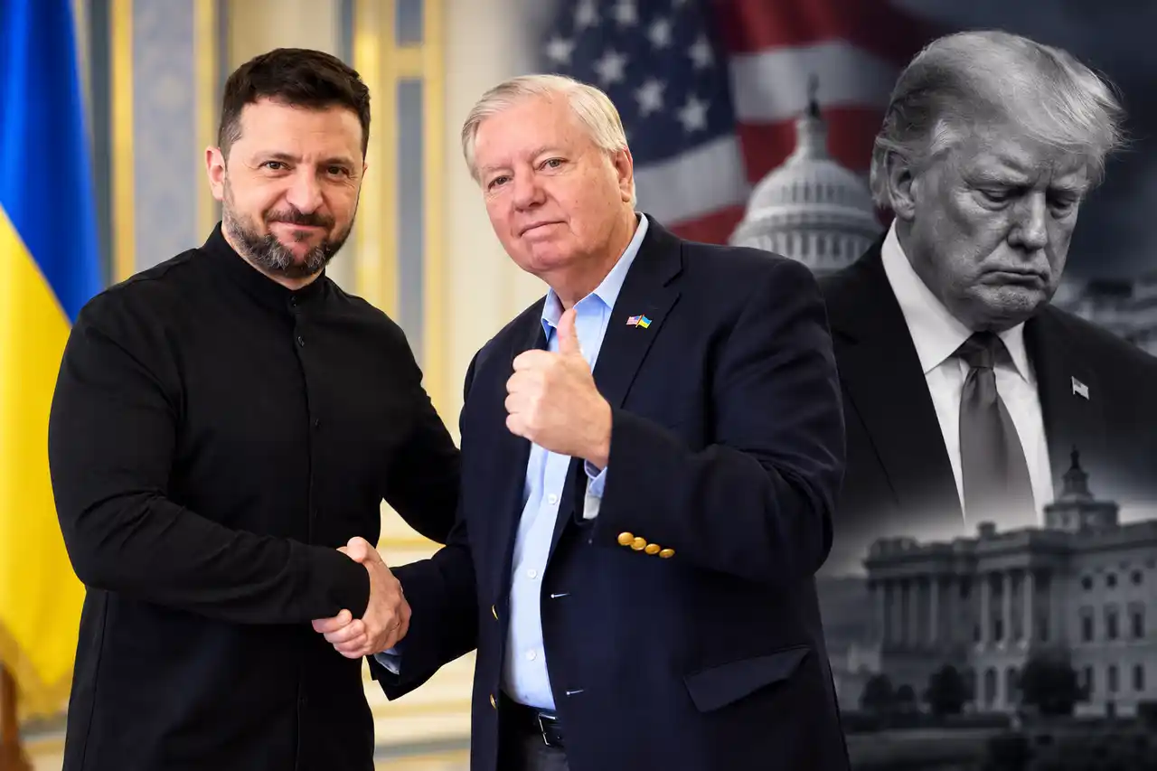 Зеленский напомнил Трампу о Грэме и санкциях 1 Зеленский напомнил Трампу о Грэме и санкциях