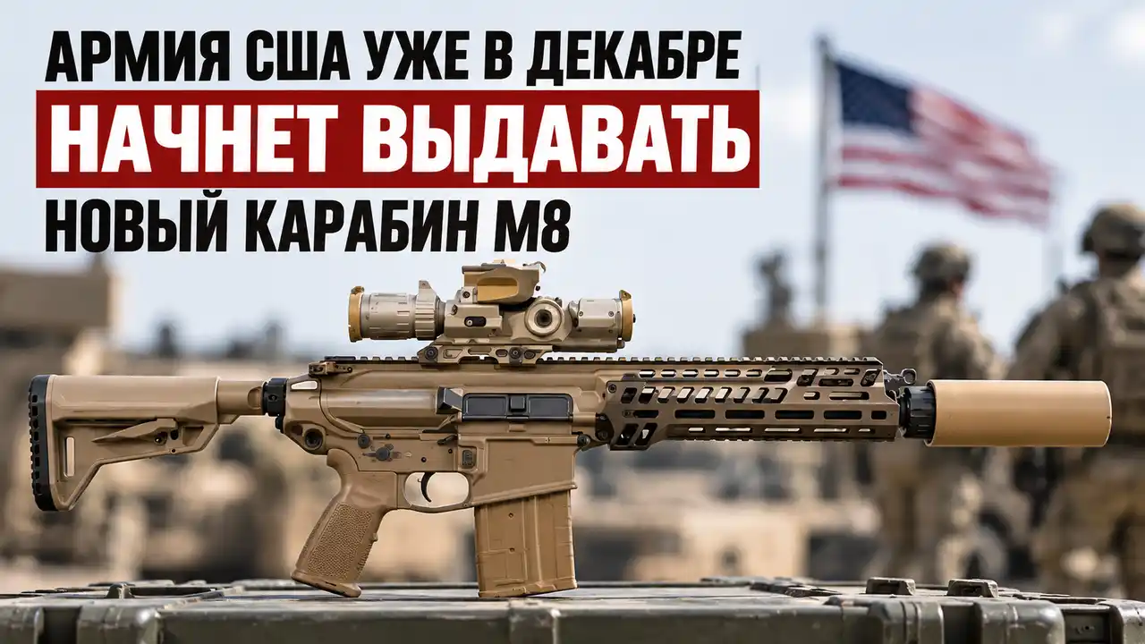 Армия США заменяет новую винтовку M7 карабином M8: поставки начнутся в декабре 1 Армия США заменяет новую винтовку M7 карабином M8: поставки начнутся в декабре