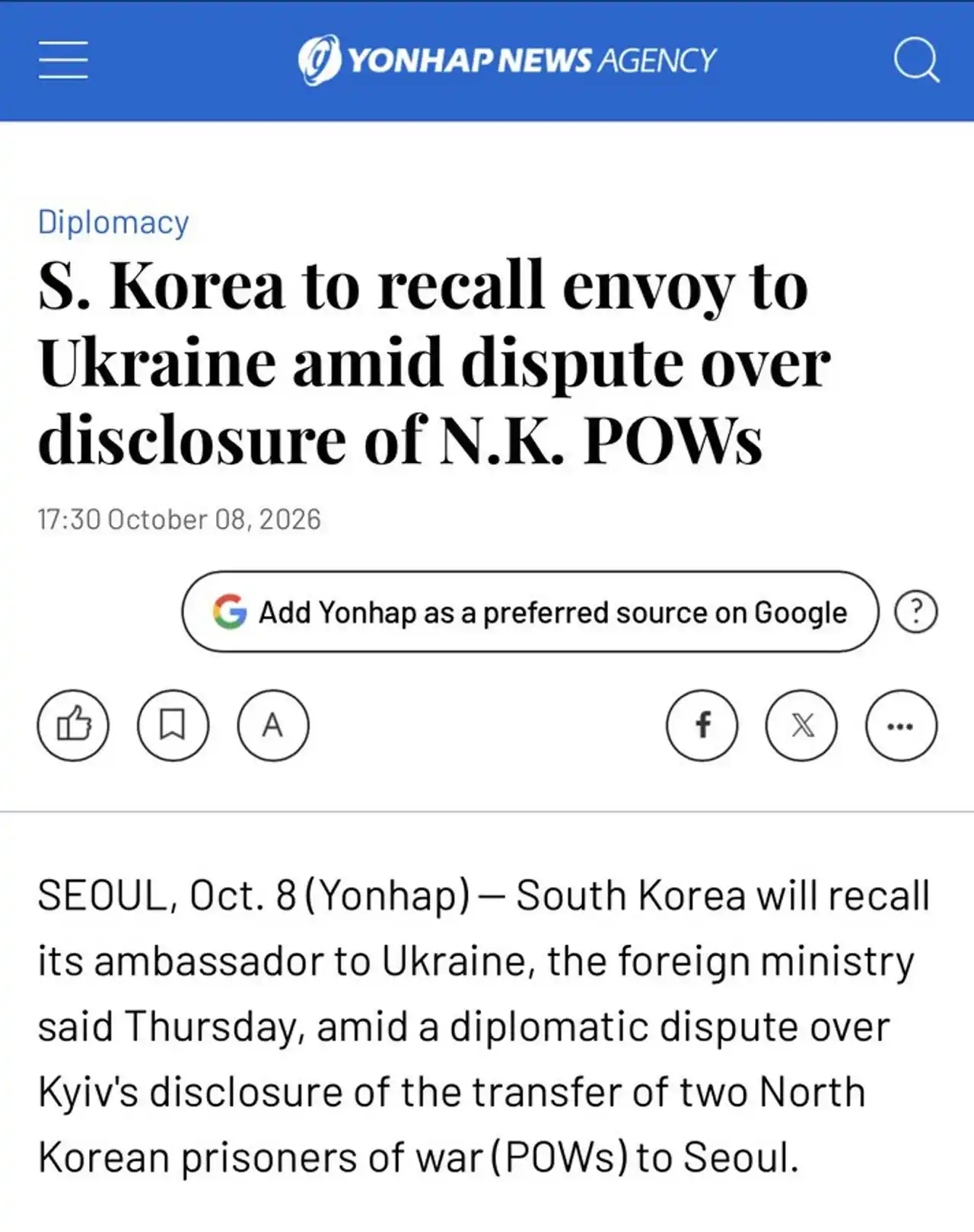 Южная Корея отозвала посла из Киева: причины конфликта с Украиной 2 2 25