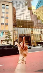pokazuyut serednij palecz trump tower msg 6846